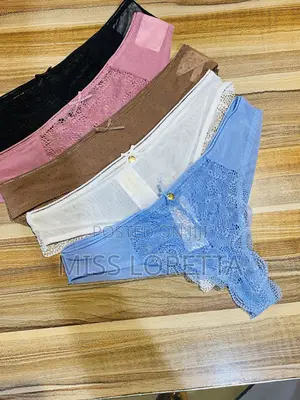 6 Piece v-Shape Lace Panties