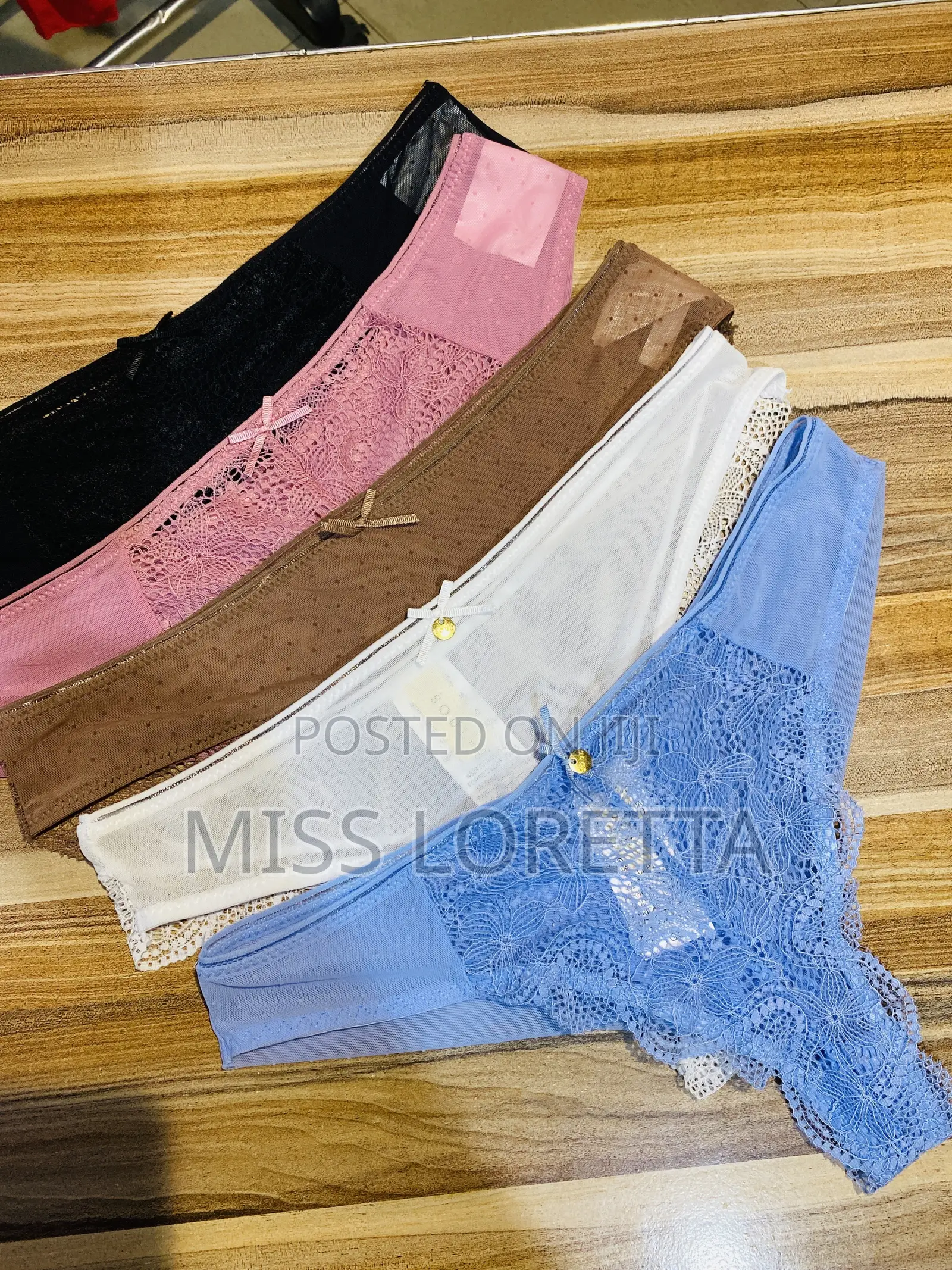 6 Piece v-Shape Lace Panties