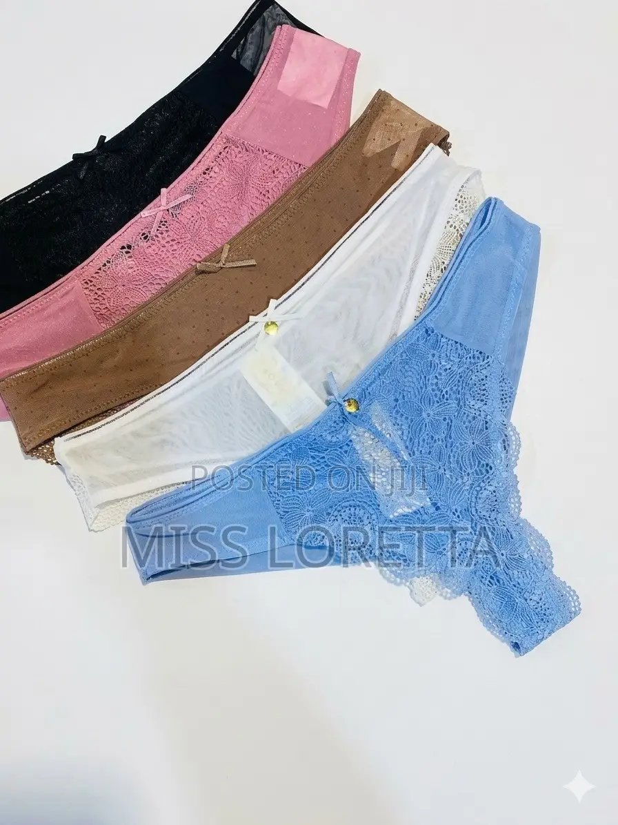 6 Piece v-Shape Lace Panties