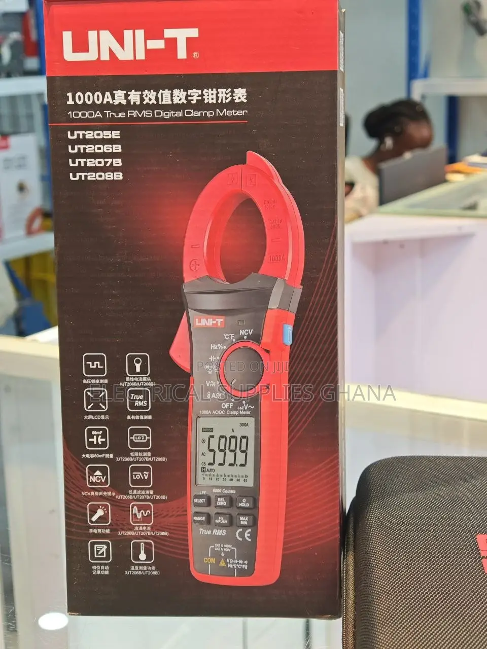 Uni-T Ut205e True RMS 1000a AC Clamp Meter
