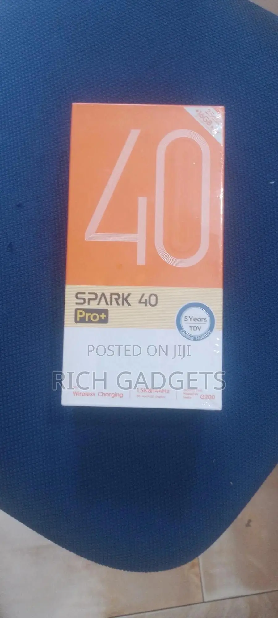 New Tecno Spark 40 Pro+ 256 GB Black