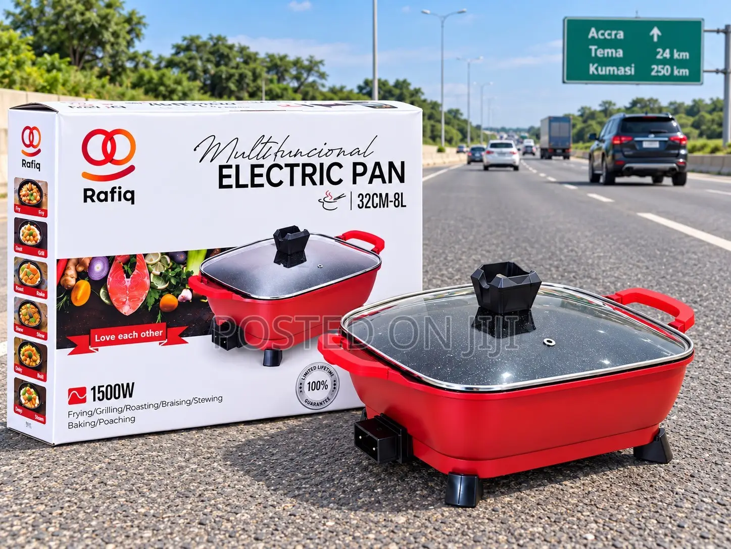Multi Functional Purpose Non Stick Electric Cooking Pot/Pan