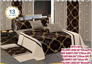 Elegance Pack of Curtains and Beddings