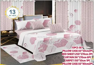Elegance Pack of Curtains and Beddings