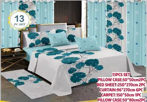 Living Room Decorative Beddings and Curtains