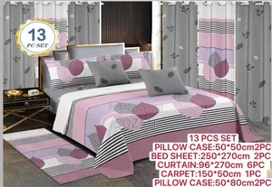 Living Room Decorative Beddings and Curtains