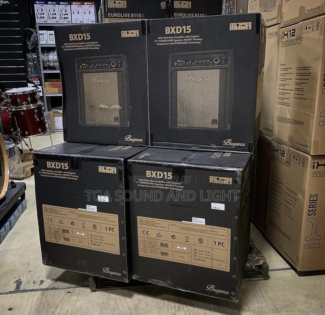 Bugera BXD15 15 Inches Bass Guitar Combo With Compressor