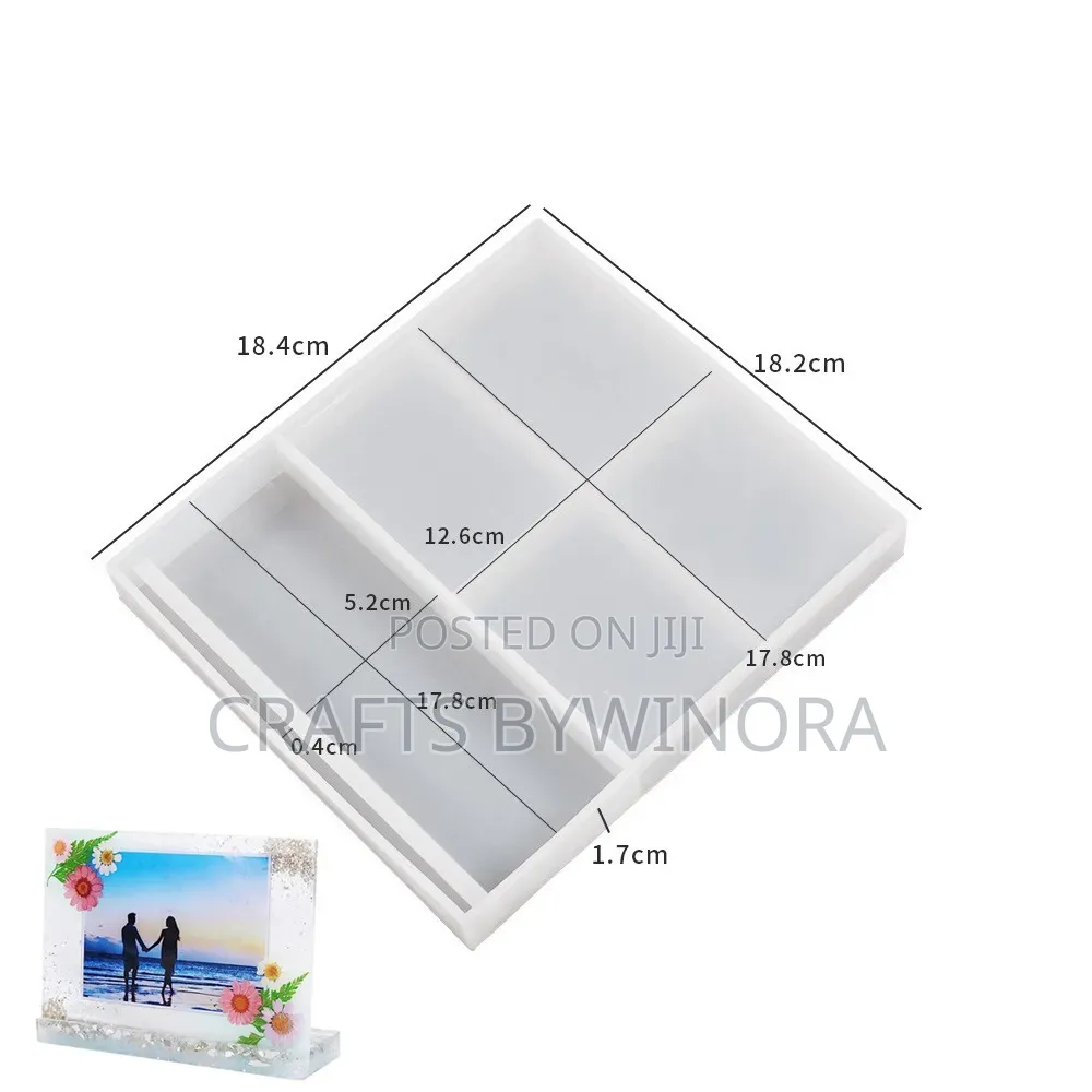 Square Frame Silicone Mold for Epoxy Resin & Resin Art