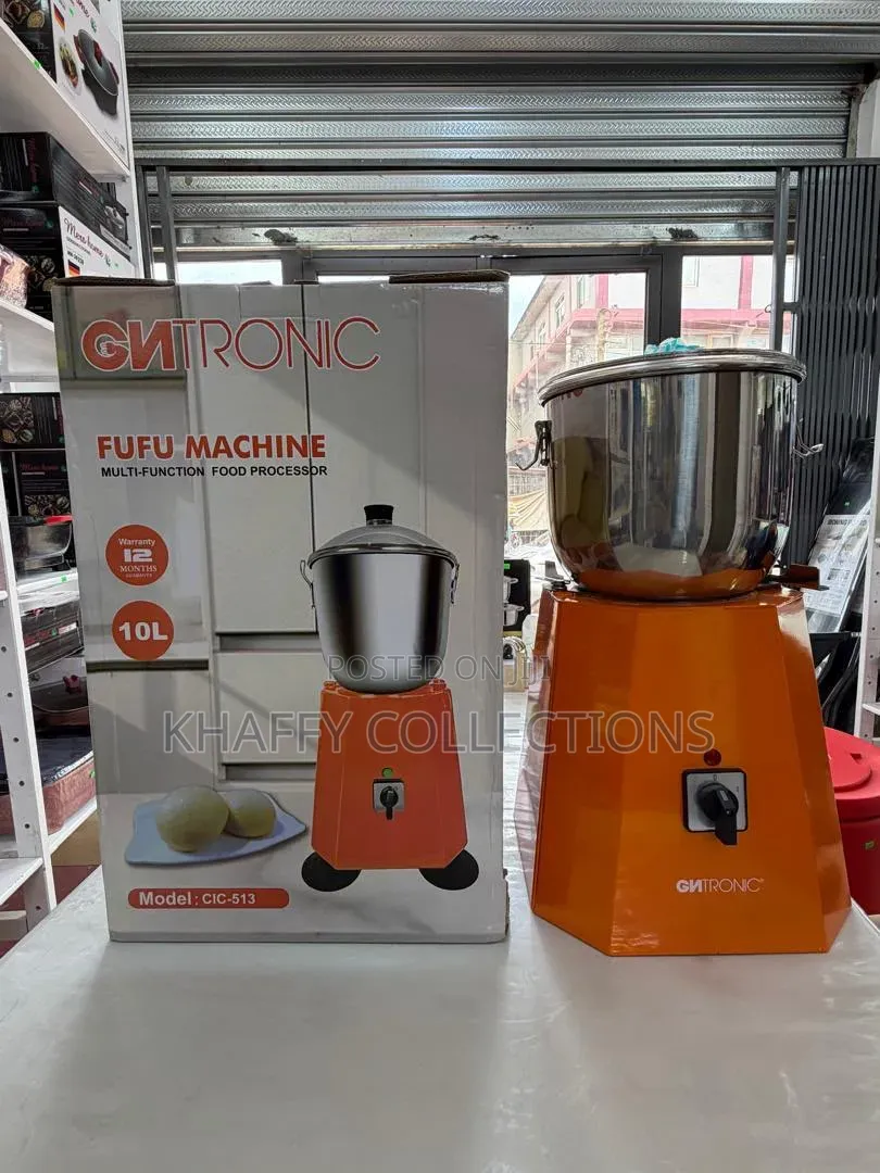 Gintronic Fufu Machine 10L Original - Pound Fufu in 5 Mins