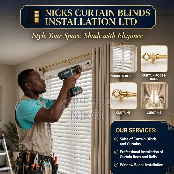 Curtain Blinds Installation