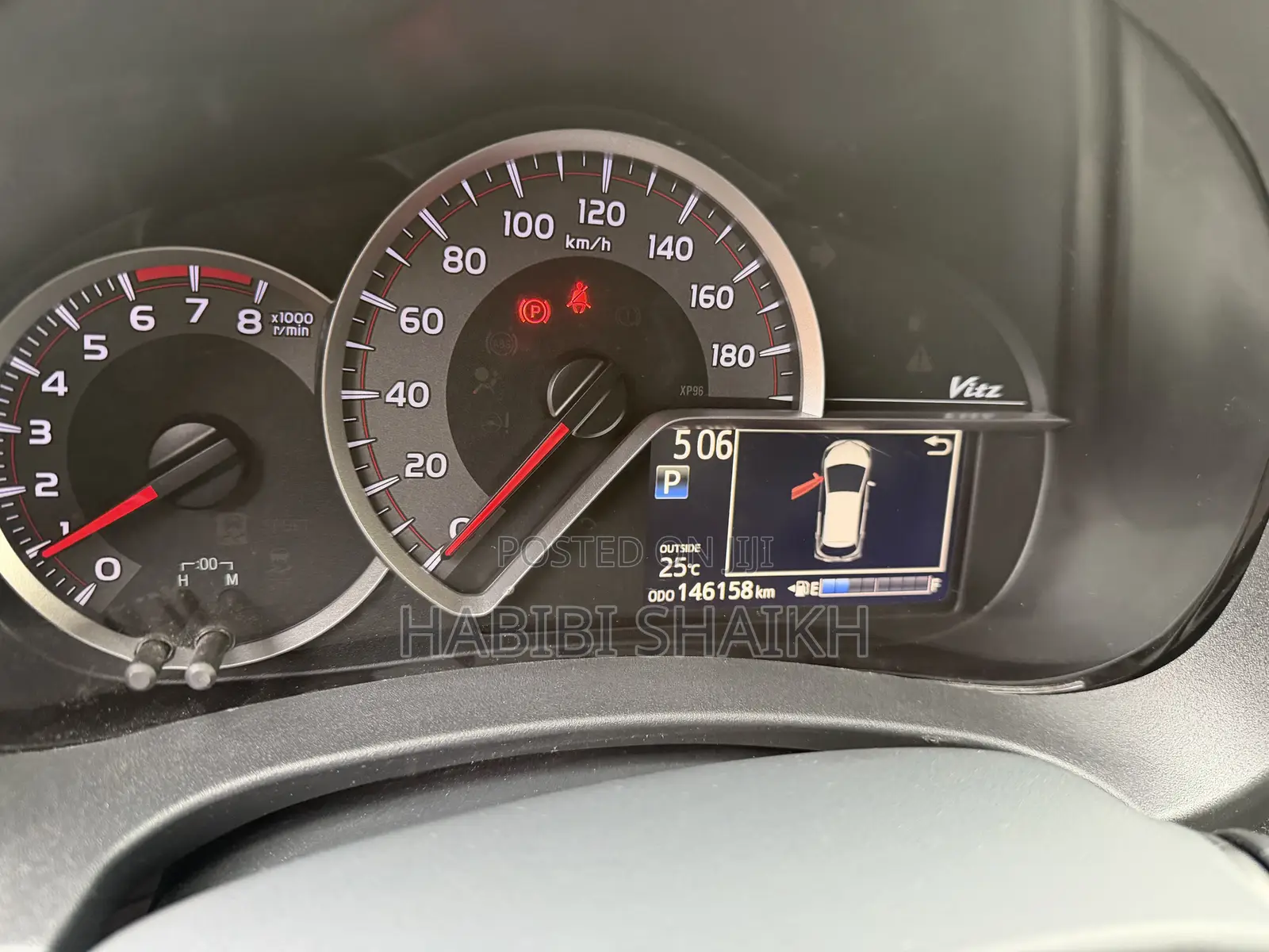Toyota Vitz 1.3 FWD 5dr 2014 Blue