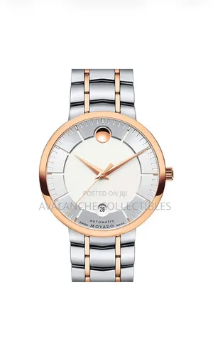Movado Automatic Double Tone Automatic Gent's Watch 44mm Case Size