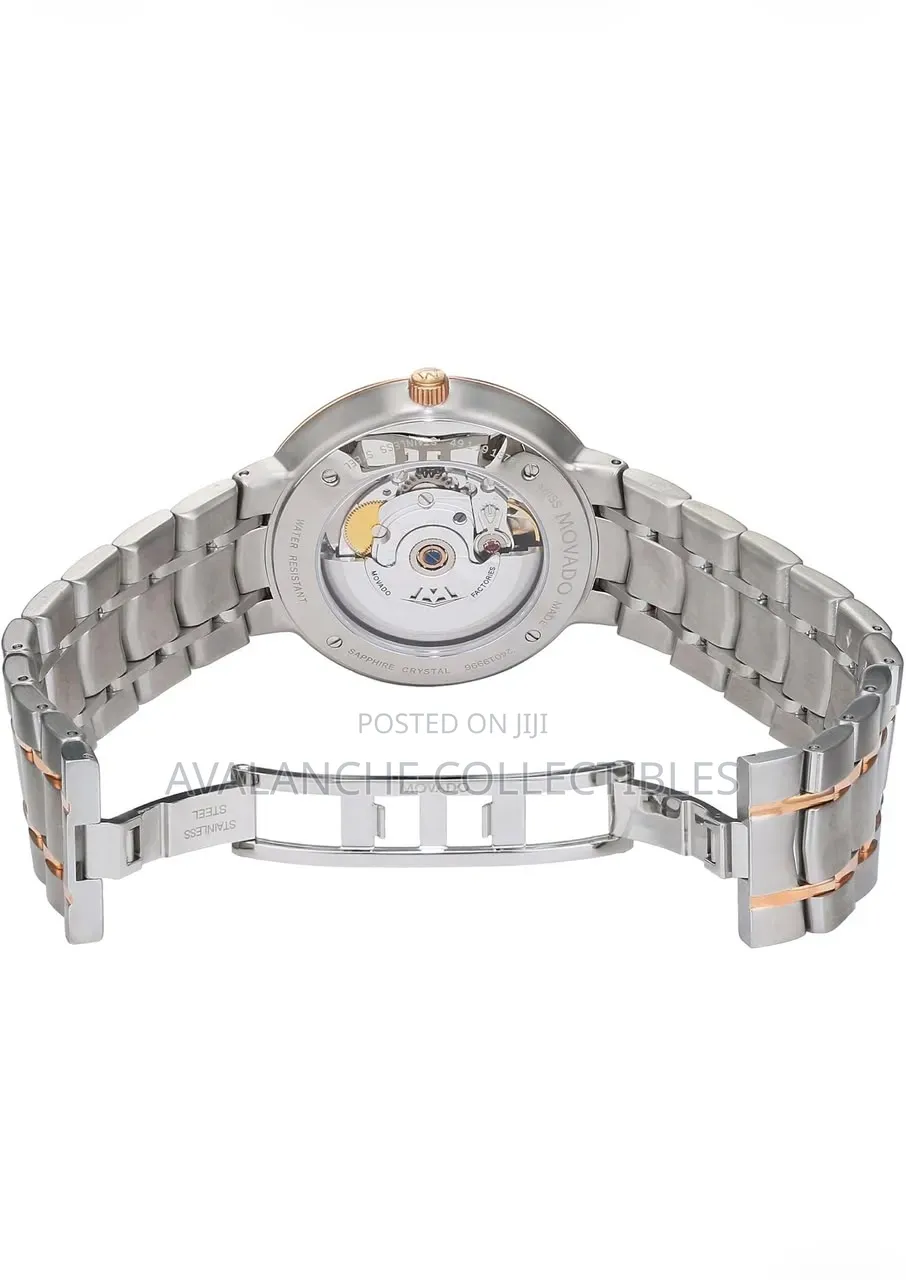 Movado Automatic Double Tone Automatic Gent's Watch 44mm Case Size