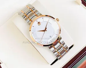 Movado Automatic Double Tone Automatic Gent's Watch 44mm Case Size