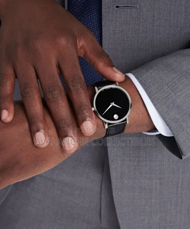 Movado Museum Classic Gent's Dress Watch 42mm Case Size