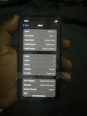 Apple iPhone 12 mini 128 GB Black