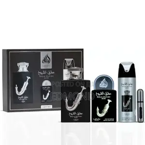 Lattafa Pride Ishq Al Shuyukh Silver Gift Set