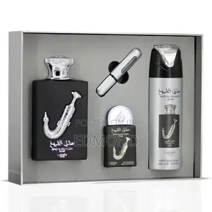 Lattafa Pride Ishq Al Shuyukh Silver Gift Set