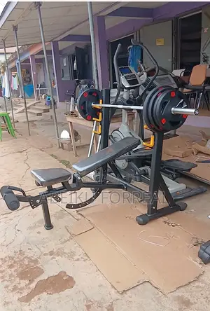 Commercial Olympic Bench + 110Kg Plates