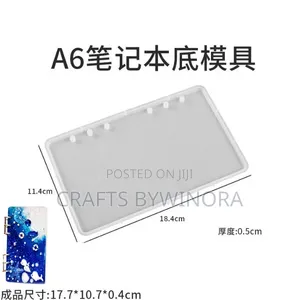 A6 Book Mold – 2-Piece Front & Back Mold for Epoxy Resin