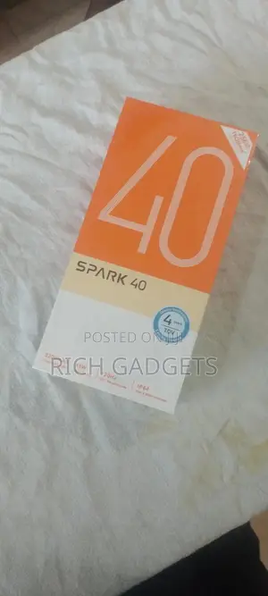 New Tecno Spark 40 128 GB Black