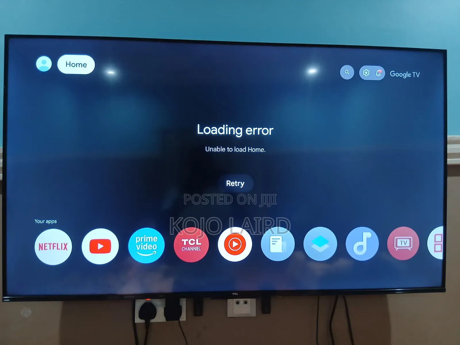 TCL 4k Google Smart TV