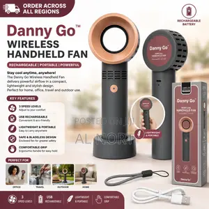 Wireless Handheld Fan – Rechargeable Portable Personal Fan