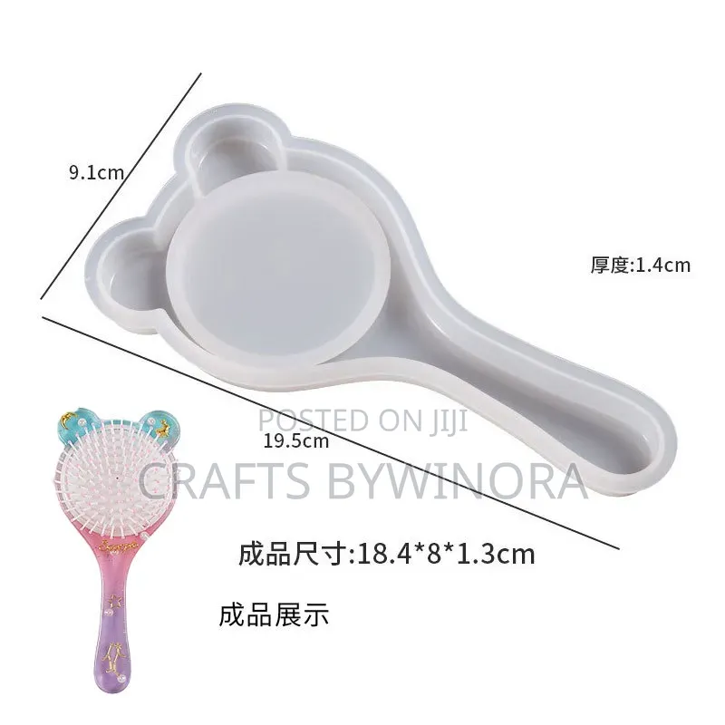 Brush Mold + Brush for Epoxy Resin & Resin Art