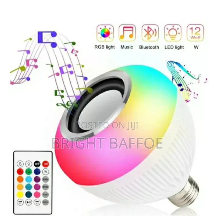 Bluetooth Music Bulb With Remote Control