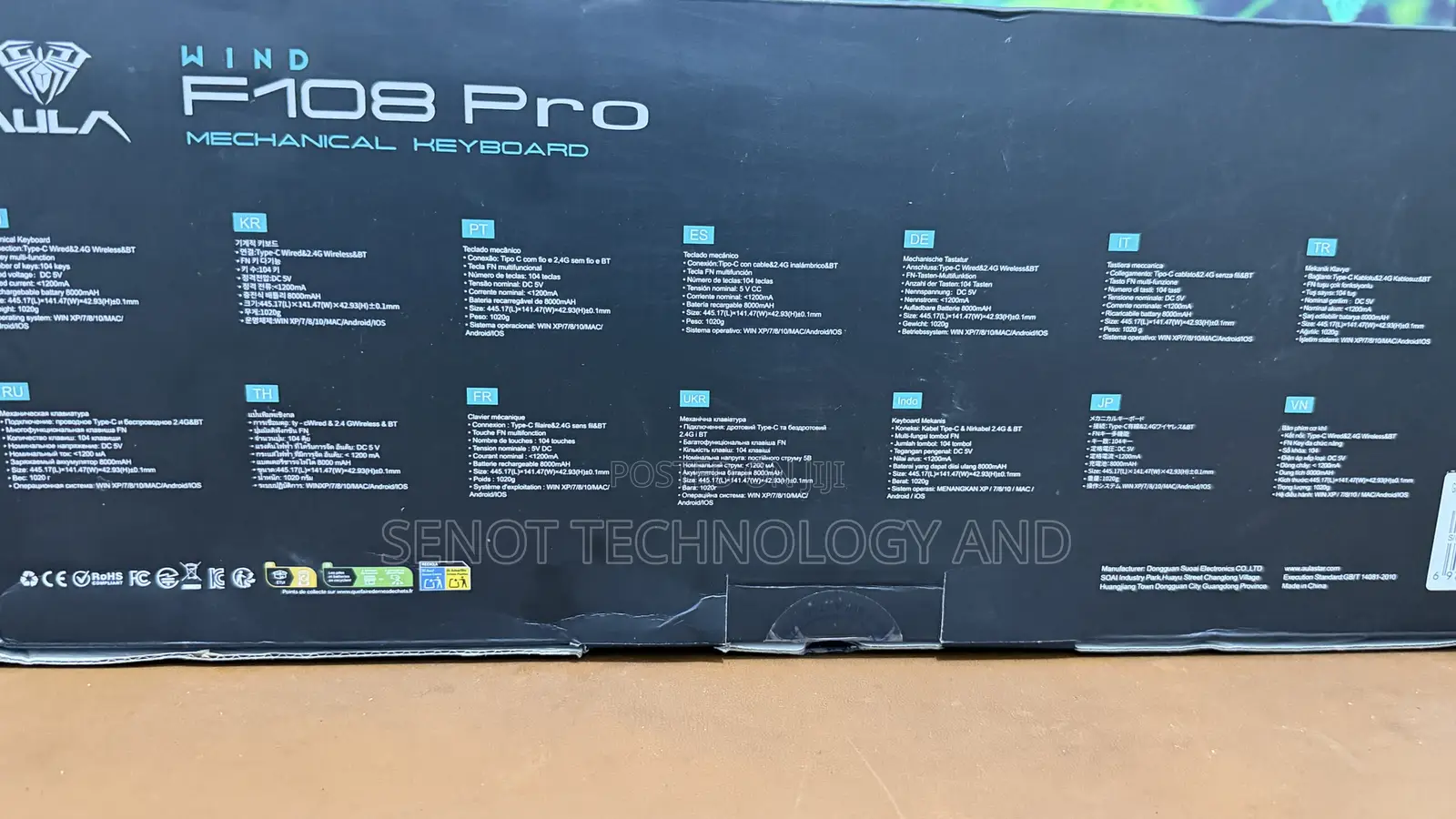 Aula F108 Pro Mechanical Keyboard