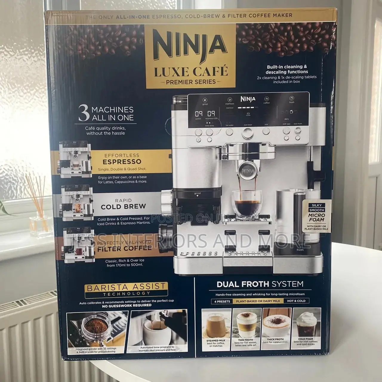 Ninja Luxe Premier 3-in-1 Coffee Machine