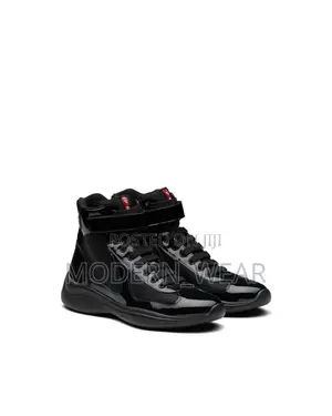 Prada America’s Cup Bike High Top Sneakers