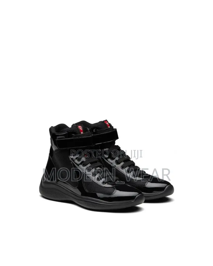 Prada America’s Cup Bike High Top Sneakers