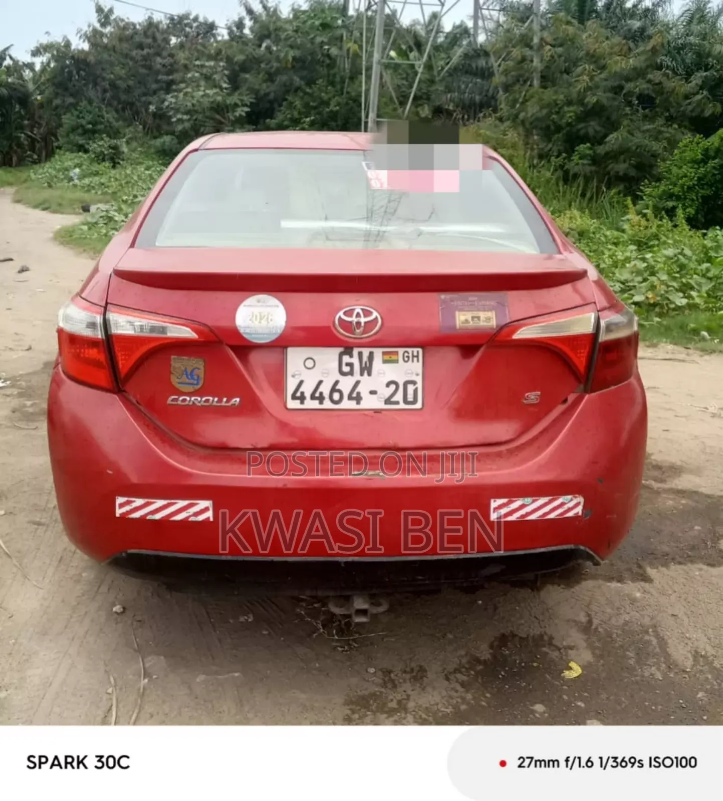 Toyota Corolla 2016 Red