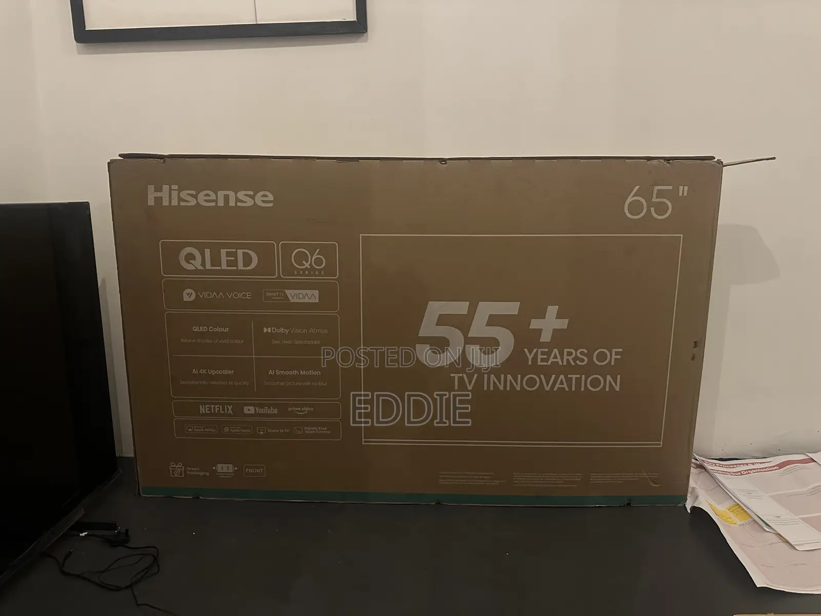 65 Inch Hisense TV