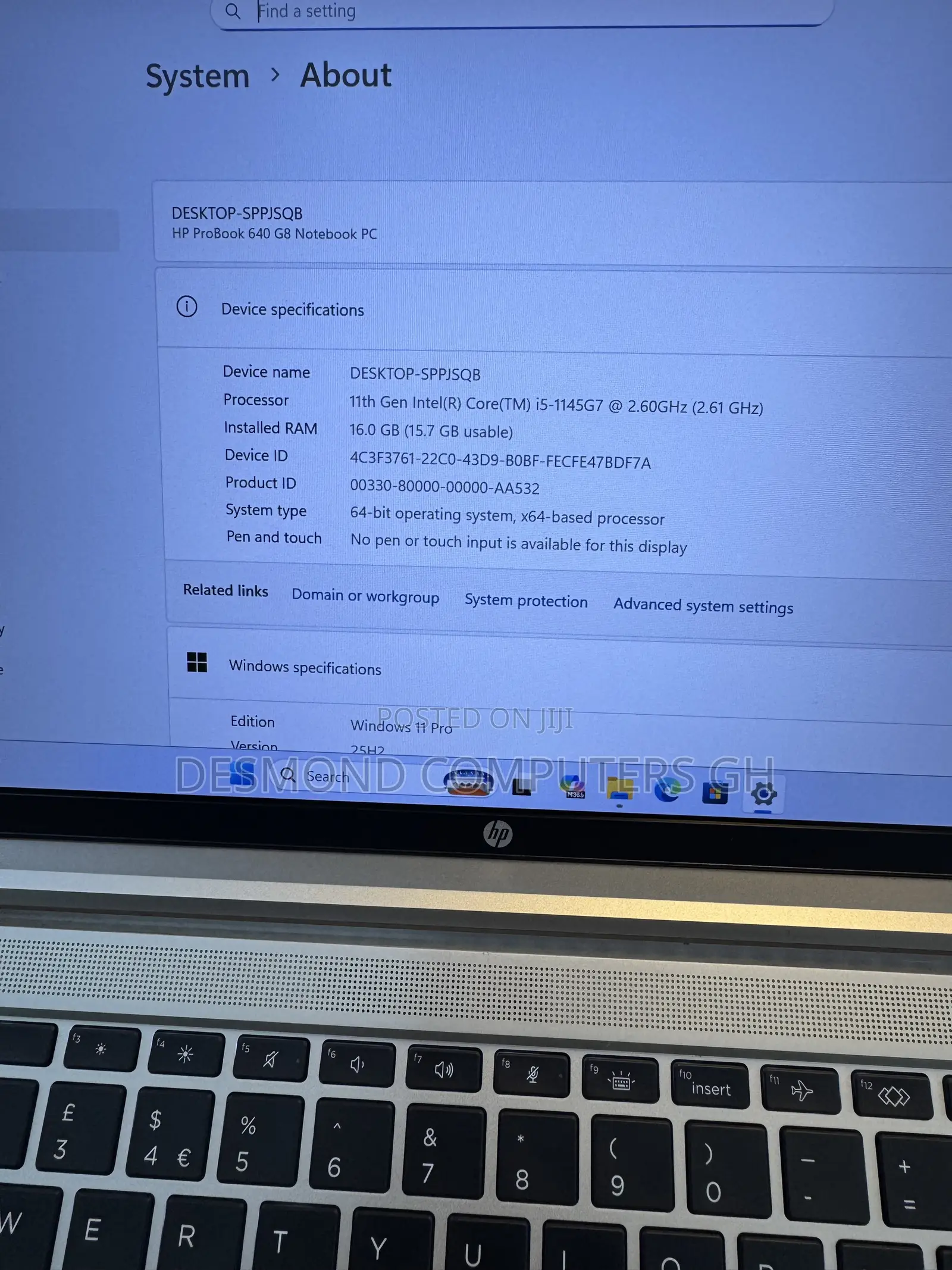 Laptop HP ProBook 640 G8 16GB Intel Core i5 SSD 256GB