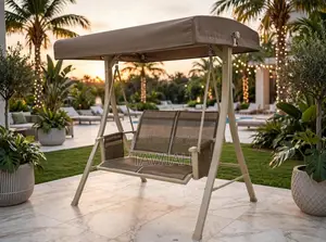 Mc 2 Person Patio Swing Chair Adjustable Canopy