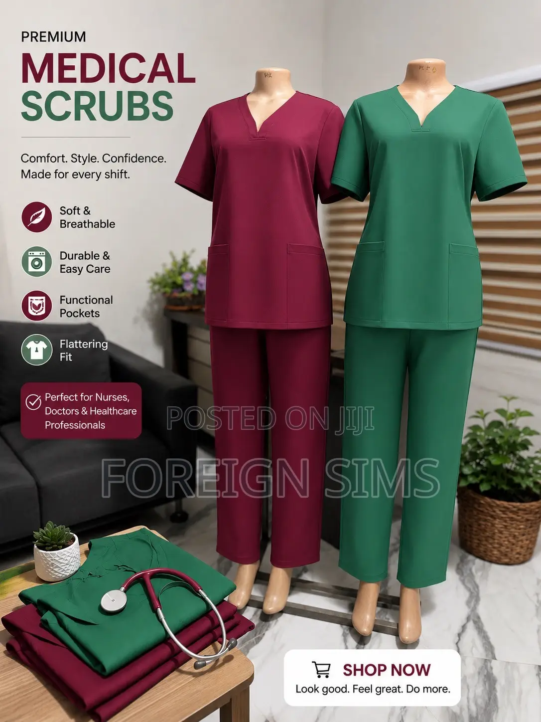 Quality Nurse Scrubs