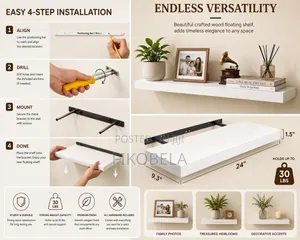 Modern Floating Shelves