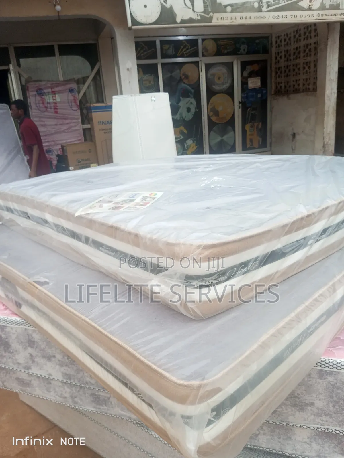 Quality Spring/Foam Mattress -King Size.8inches