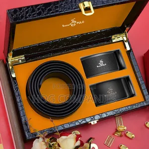 Men's Leather Belt Gift Box Package- Fast Delivery in 2 Hours