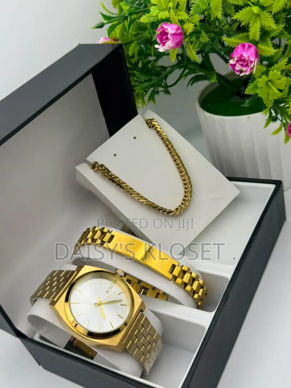 Mens Quality 3 in 1 Jewelry Set