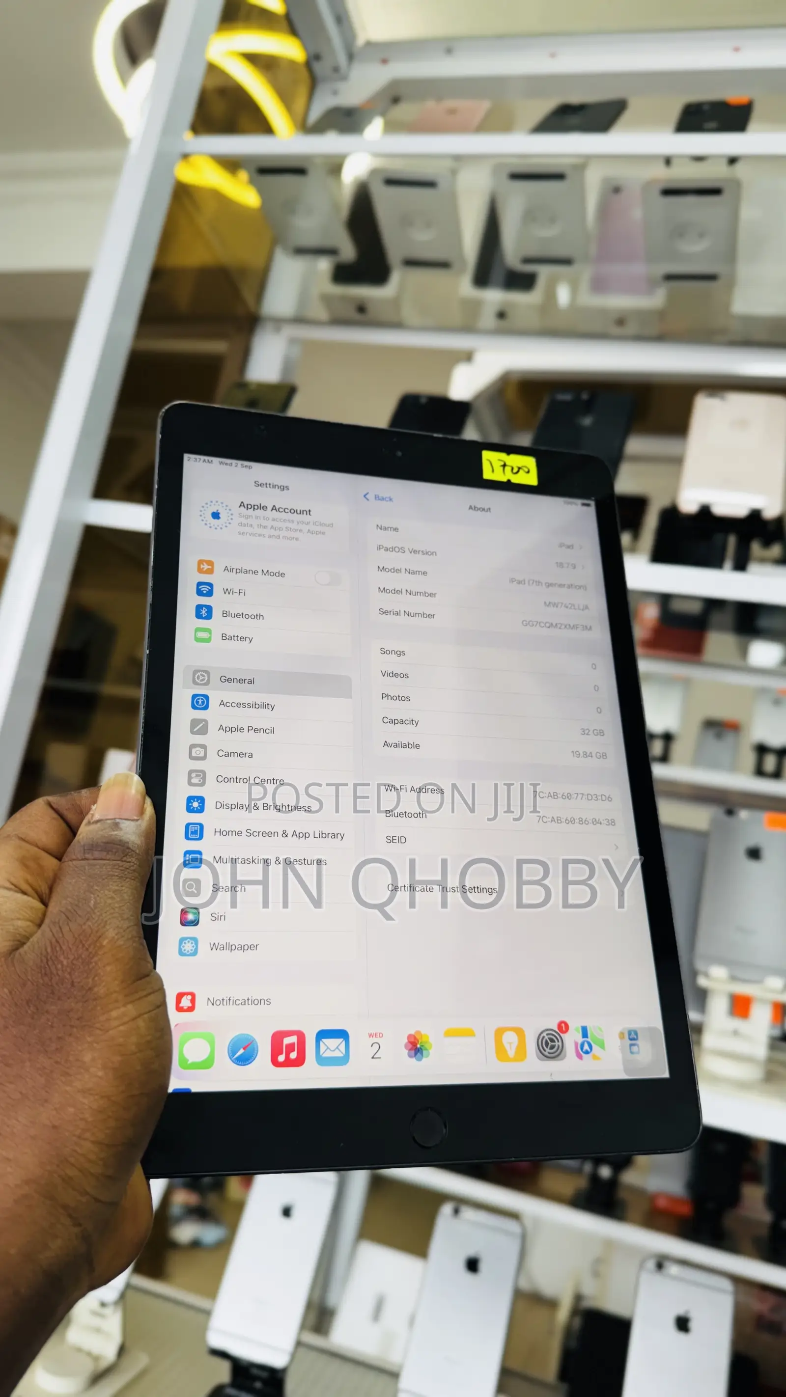 Apple iPad 10.2 (2019) 32 GB Black