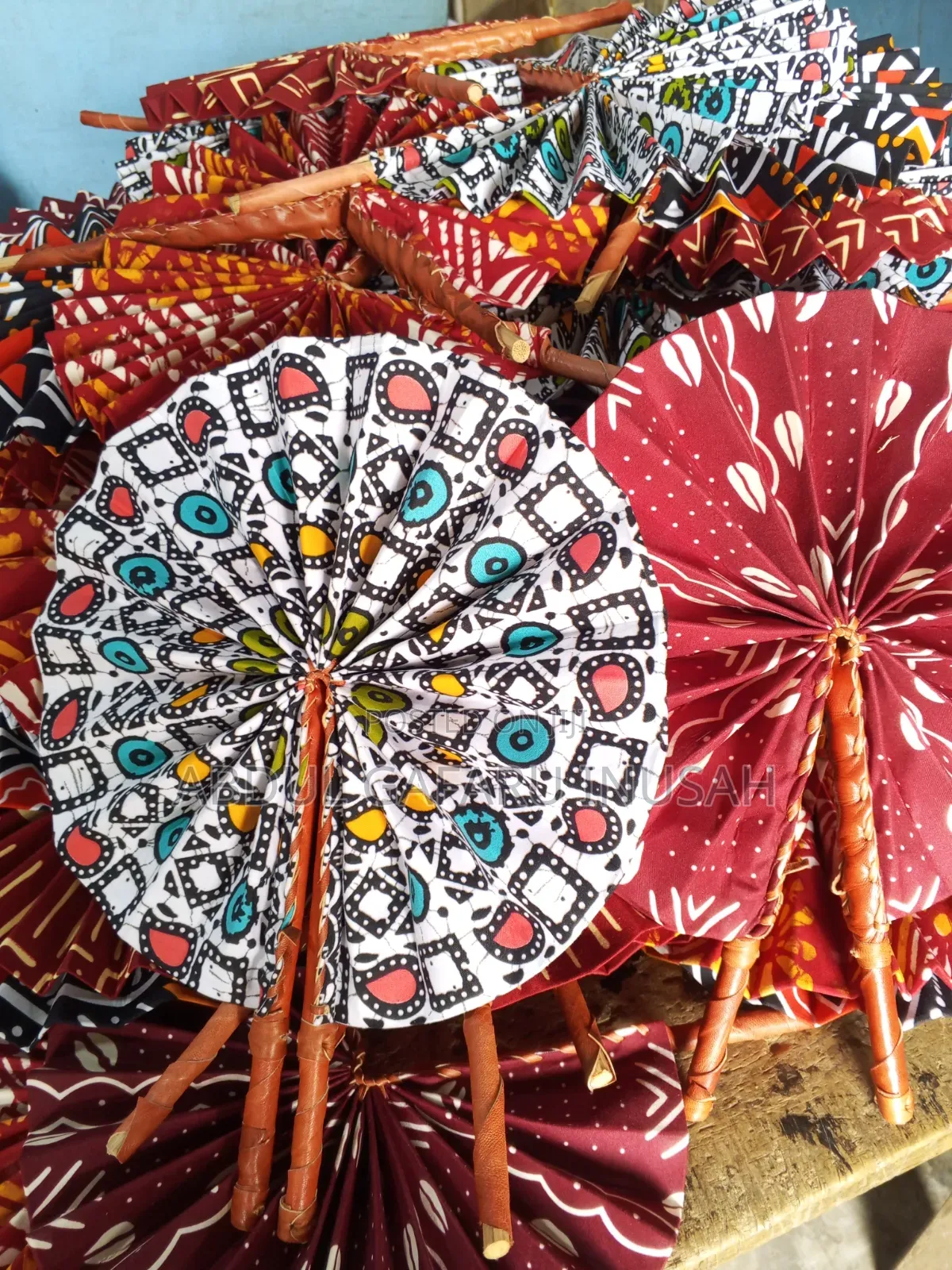 African Print Fan Quality