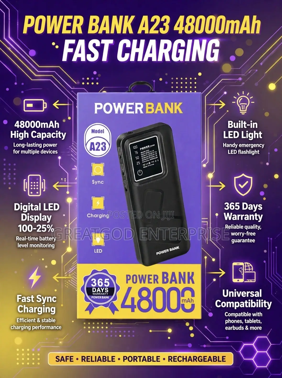 A23 48000mAh Power Bank