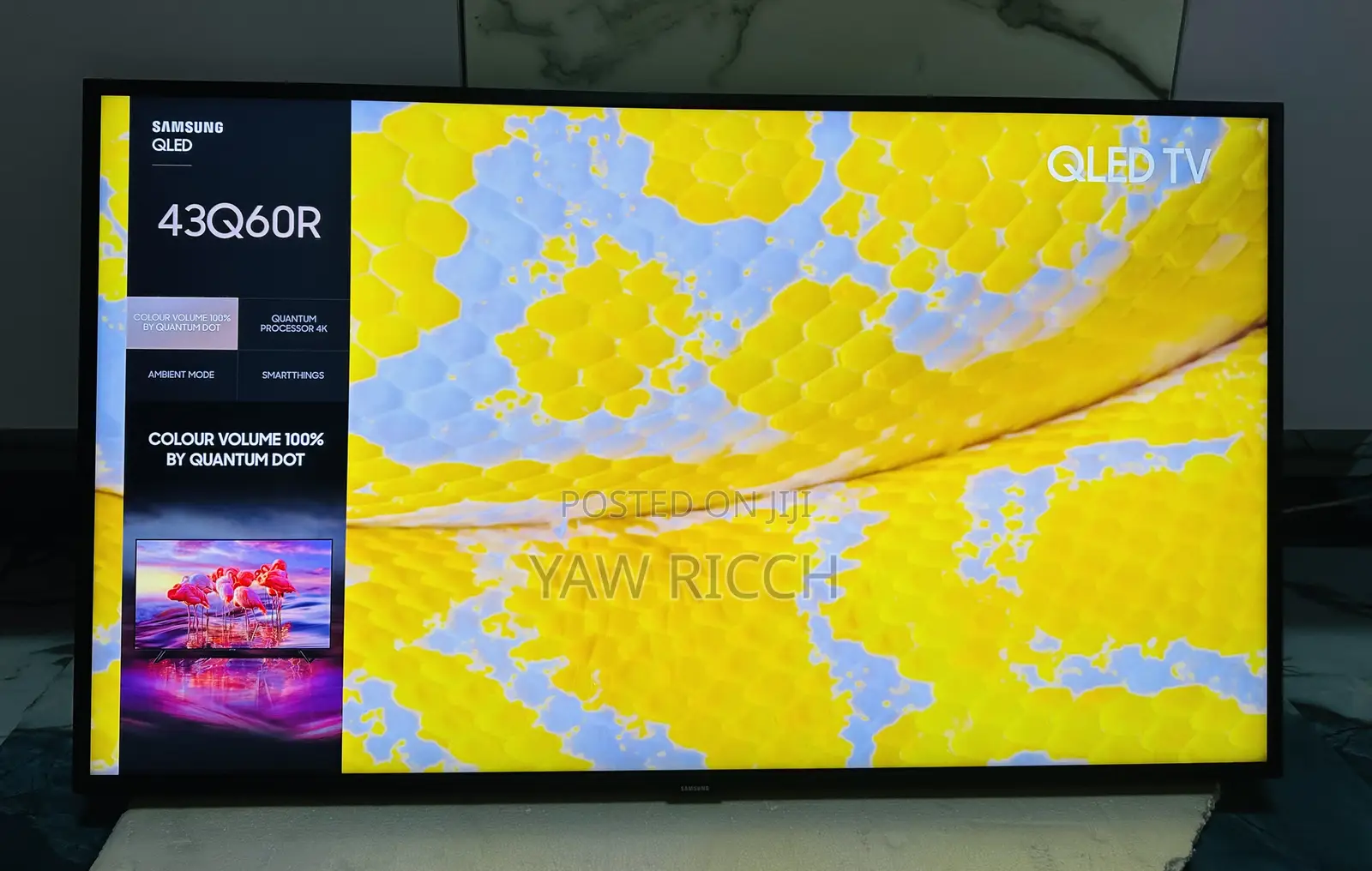 QLED Samsung 43inches Smart 4K UHD Digital Satellite 2023 Model TV