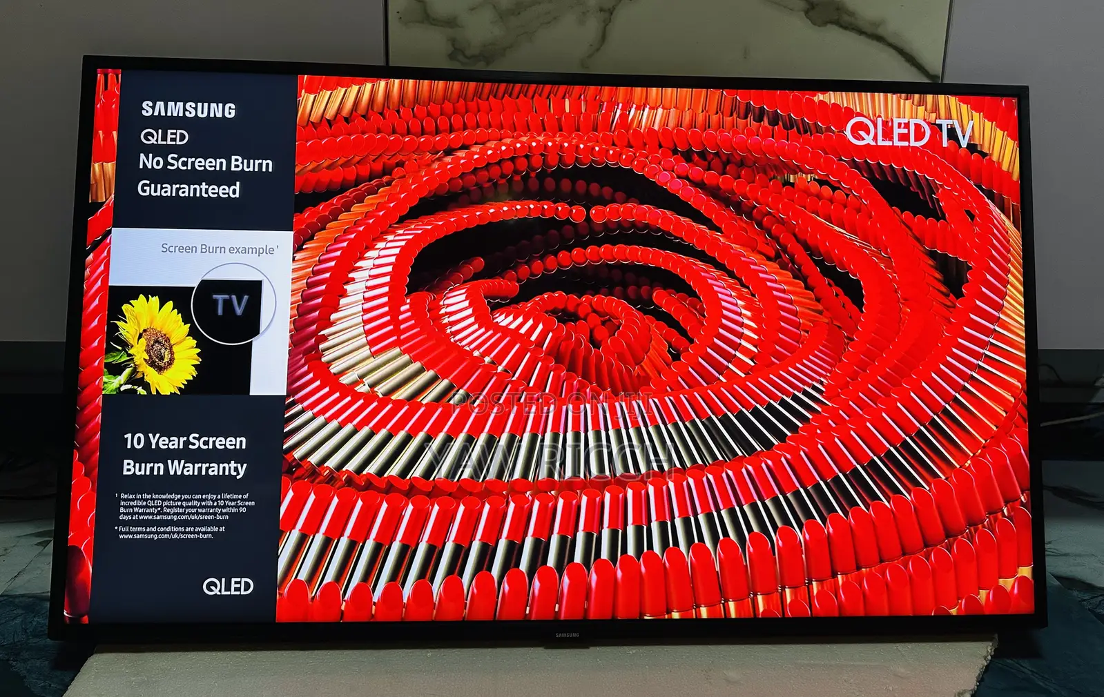 QLED Samsung 43inches Smart 4K UHD Digital Satellite 2023 Model TV
