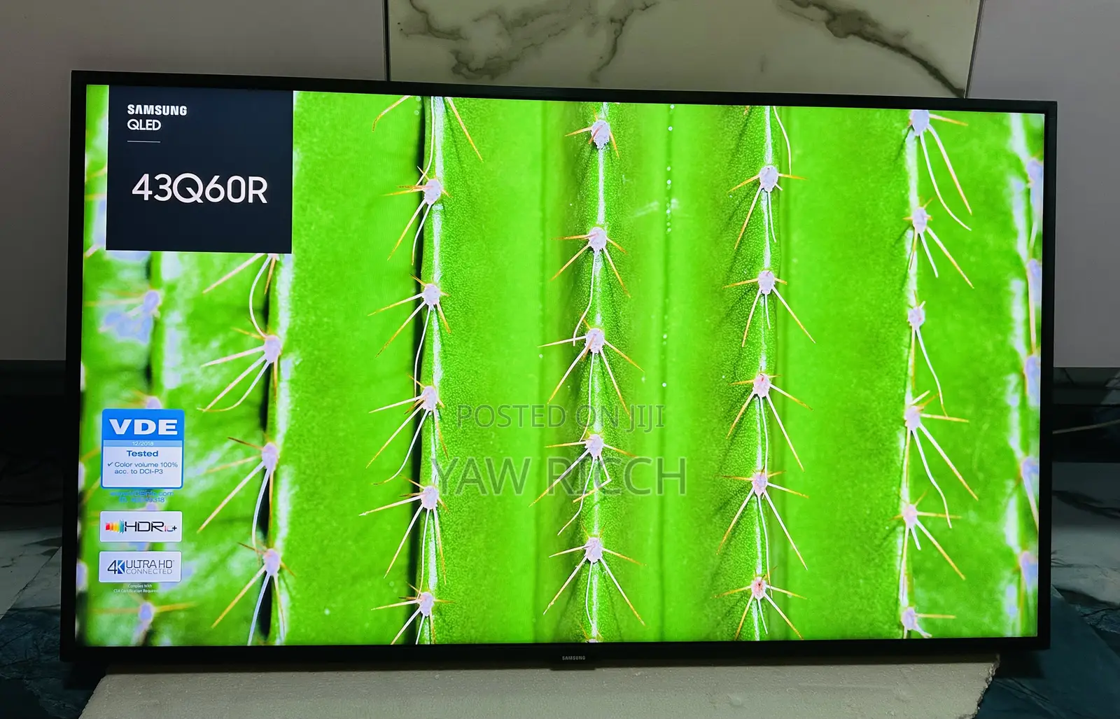 QLED Samsung 43inches Smart 4K UHD Digital Satellite 2023 Model TV