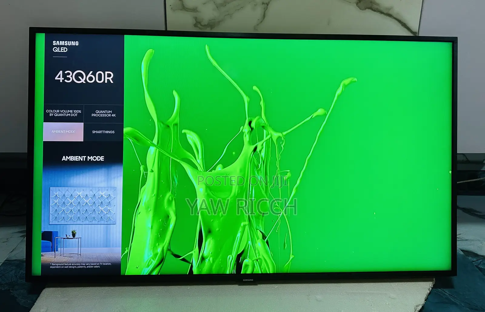QLED Samsung 43inches Smart 4K UHD Digital Satellite 2023 Model TV