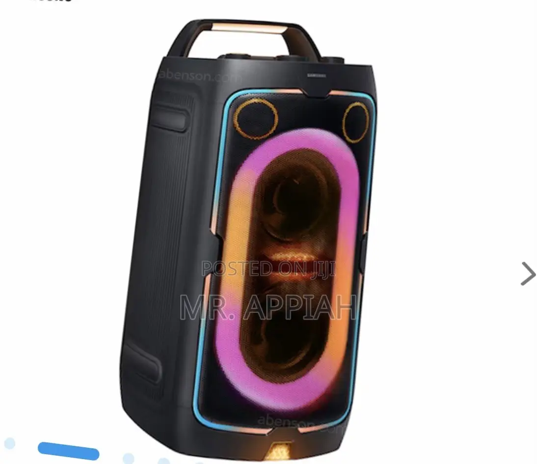 Long Lasting Samsung Sound Tower MX-S40F Portable Party Speaker,Black